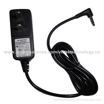 3W AC/DC Switching Adapter with Voice Frequency DC Plug, 5V, 0.55A Output